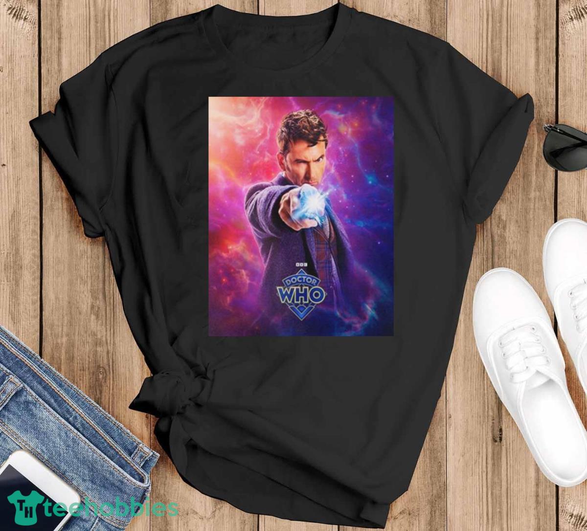 David Tennant The Fourteenth Doctor Doctor Who TV Series 2023 T Shirt - Black T-Shirt