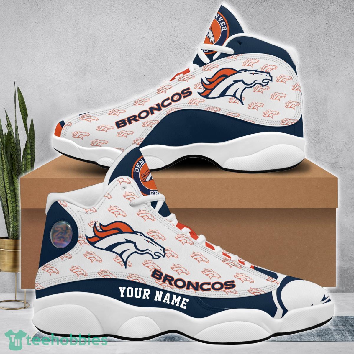 Denver Broncos Football Team Air Jordan 13 Running Shoes Best Gift For Fans Product Photo 1
