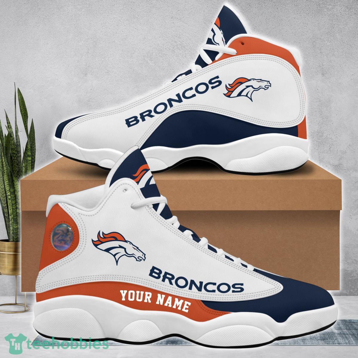 Denver Broncos Football Team Air Jordan 13 Running Shoes Great Gift For Fans Product Photo 1