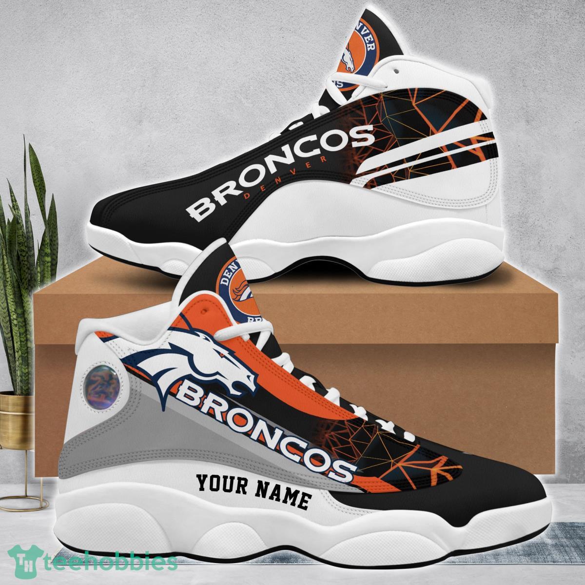 Denver Broncos Football Team Air Jordan 13 Running Shoes Special Gift For Fans Product Photo 1