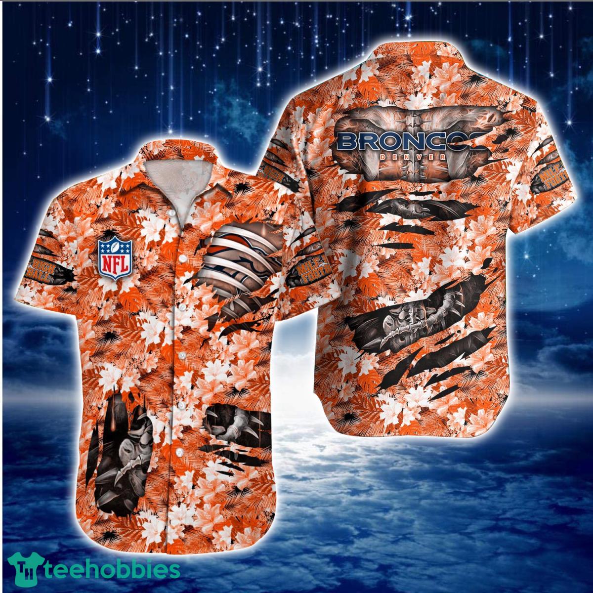 Denver Broncos NFL Hawaiian Shirt Aloha Shirt Great Gift For Fans Product Photo 1