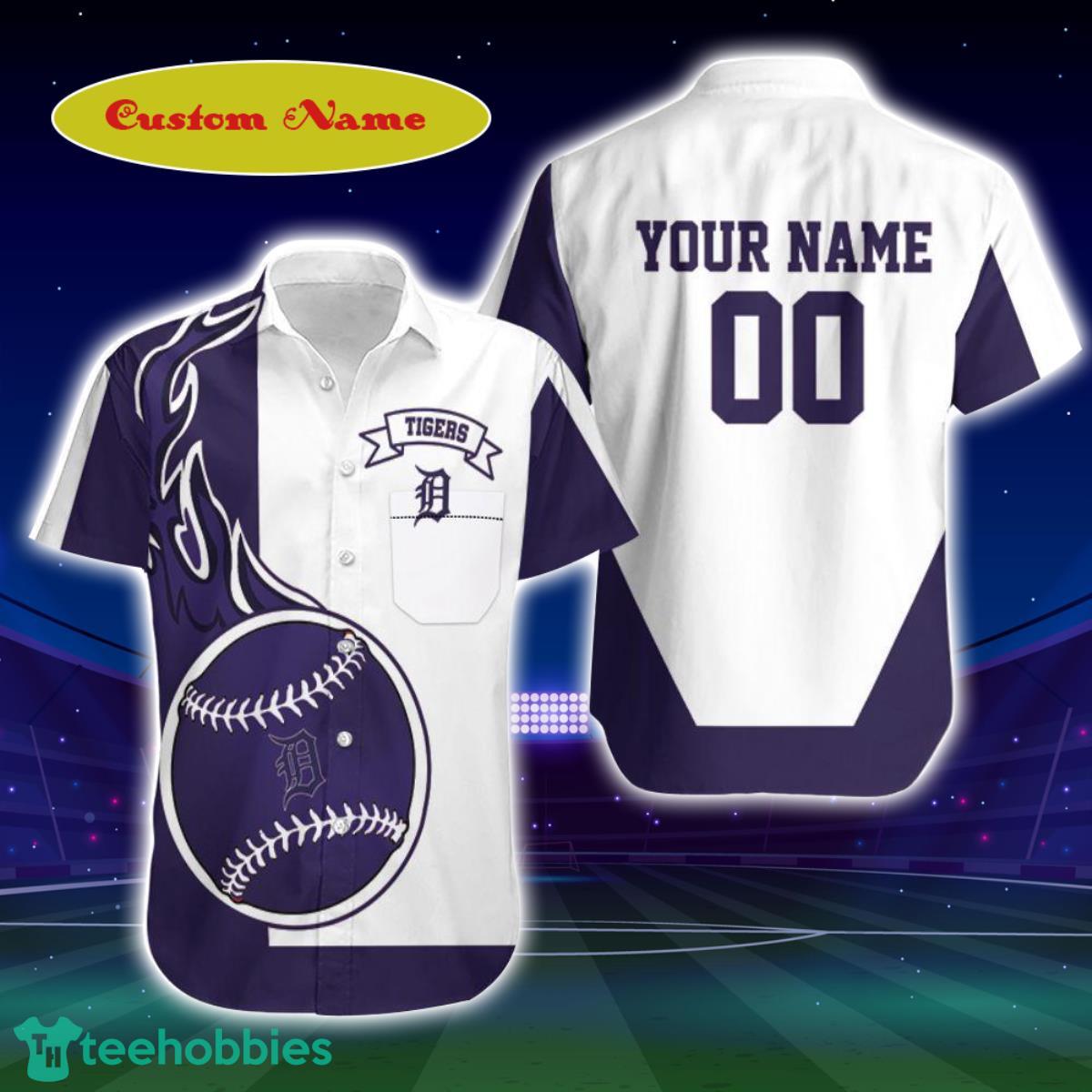 Detroit Tigers 3D Custom Name Hawaiian Shirt Best Gift For Men And Women Product Photo 1