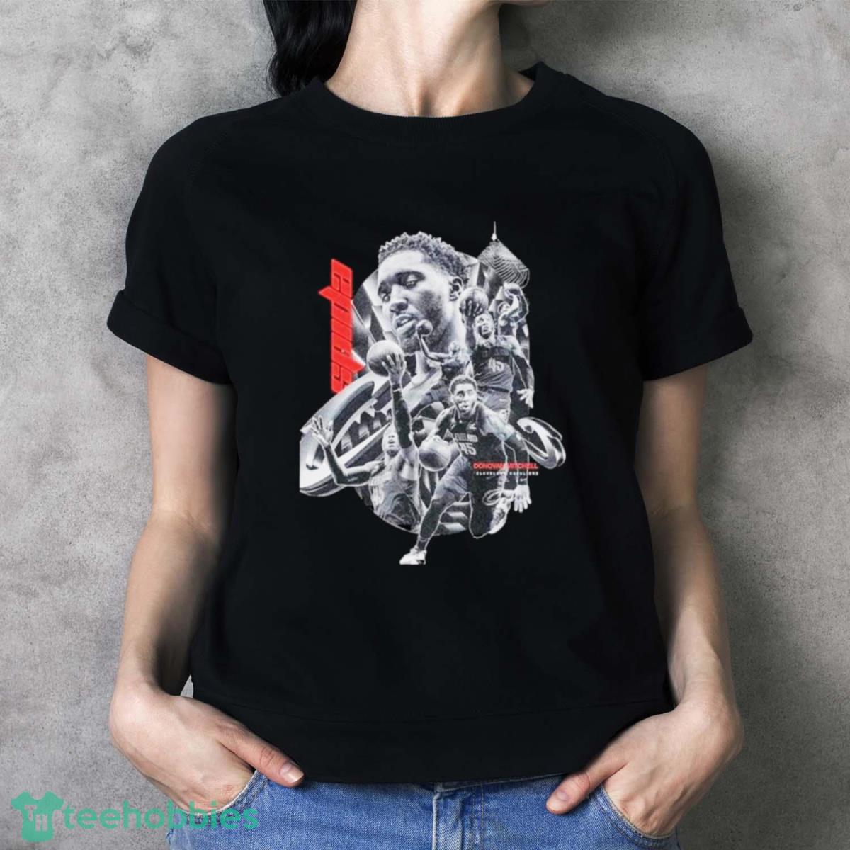 Donovan Mitchell Cleveland Cavaliers 2023 Shirt - Ladies T-Shirt