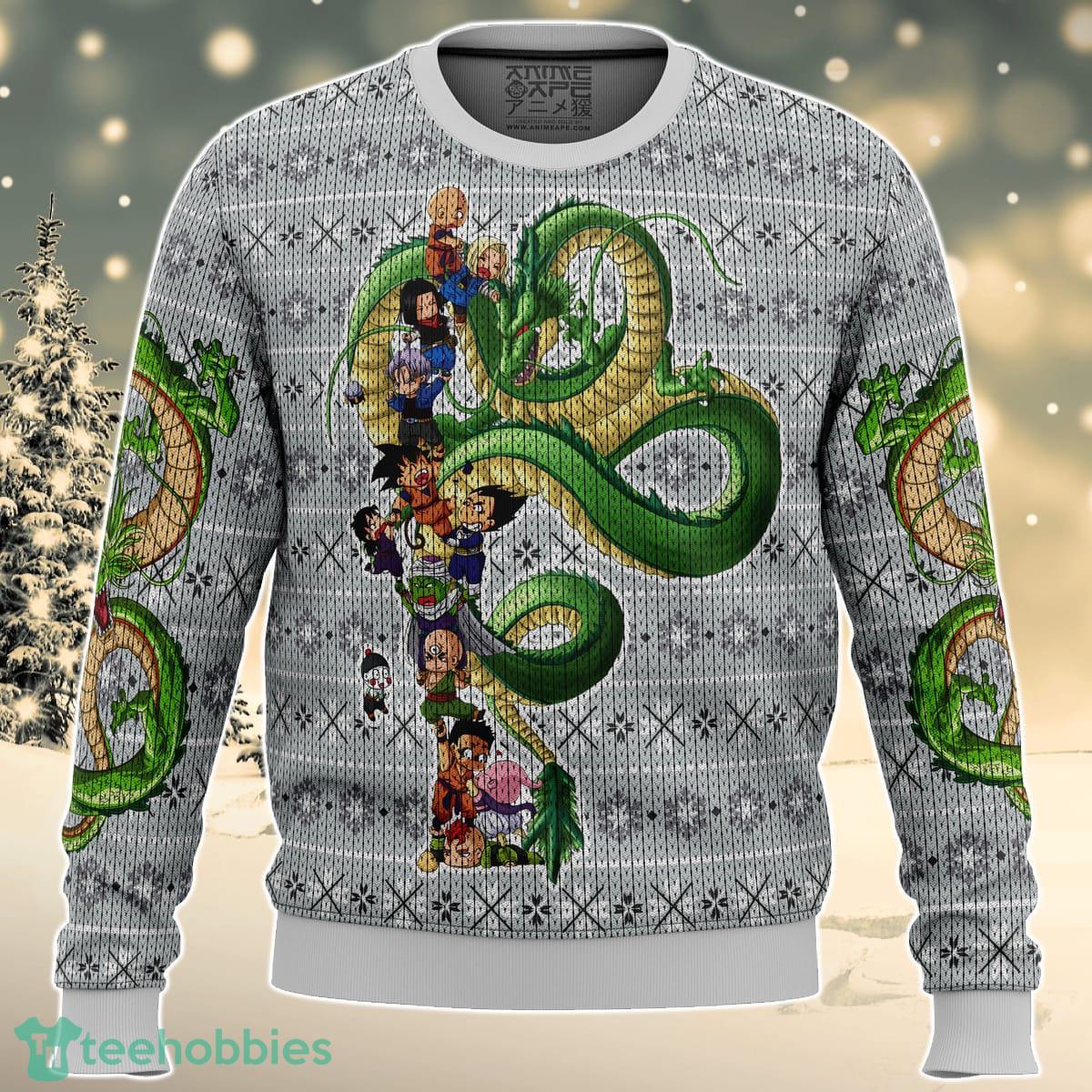 Dragonball Z Play with the Dragon Ugly Christmas Sweater Great Gift For Men Women Product Photo 1