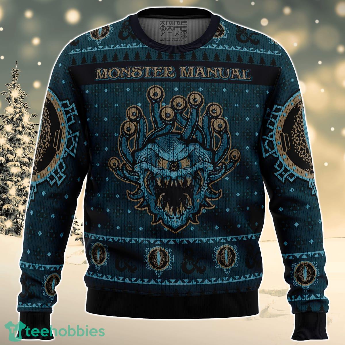 Dungeons & Dragons Monster Manual Ugly Christmas Sweater Great Gift For Men Women Product Photo 1