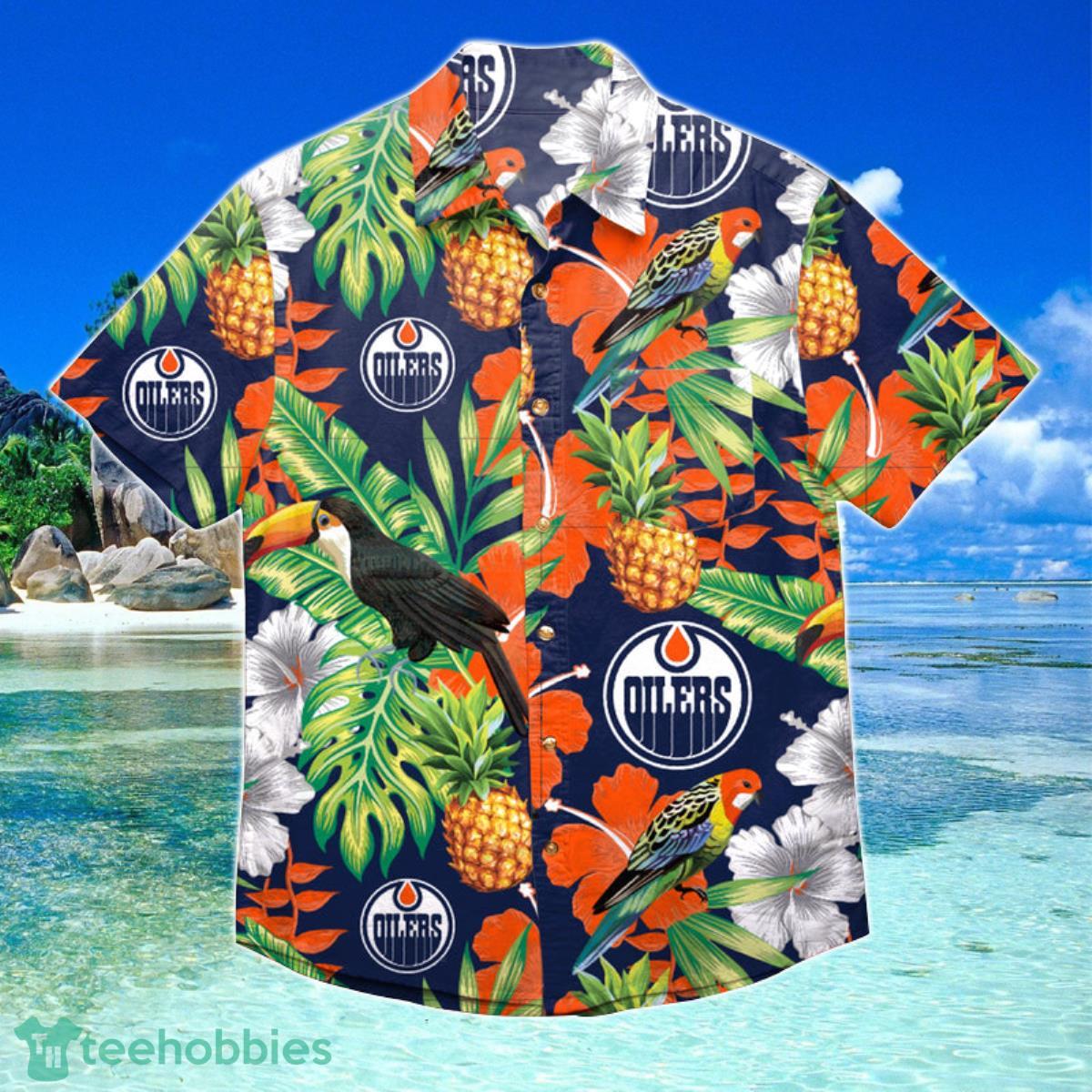 Oilers store hawaiian shirt