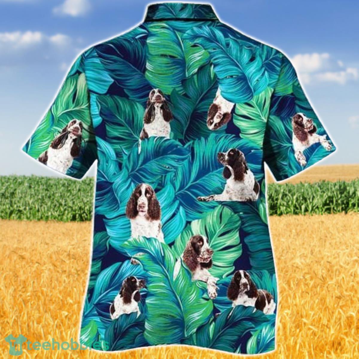 English Springer Spaniel Dog Lovers All Printed 3D Hawaiian Shirt For Men Women Product Photo 2