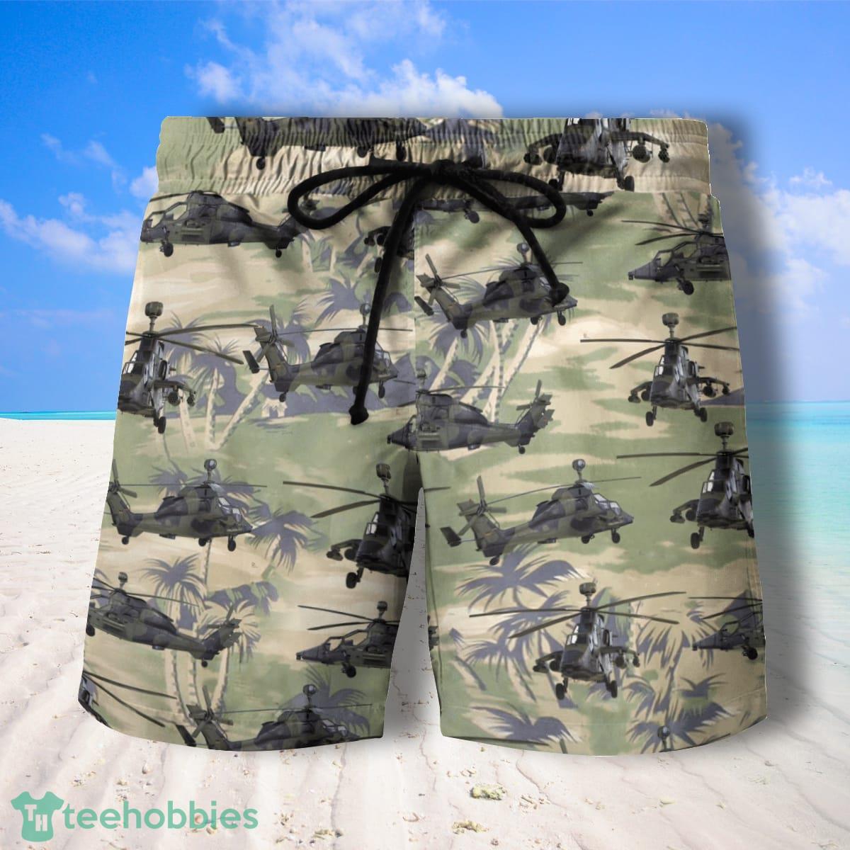 Eurocopter Tiger Germany Hawaiian Shirt And Shorts Impressive Style For Men Product Photo 2