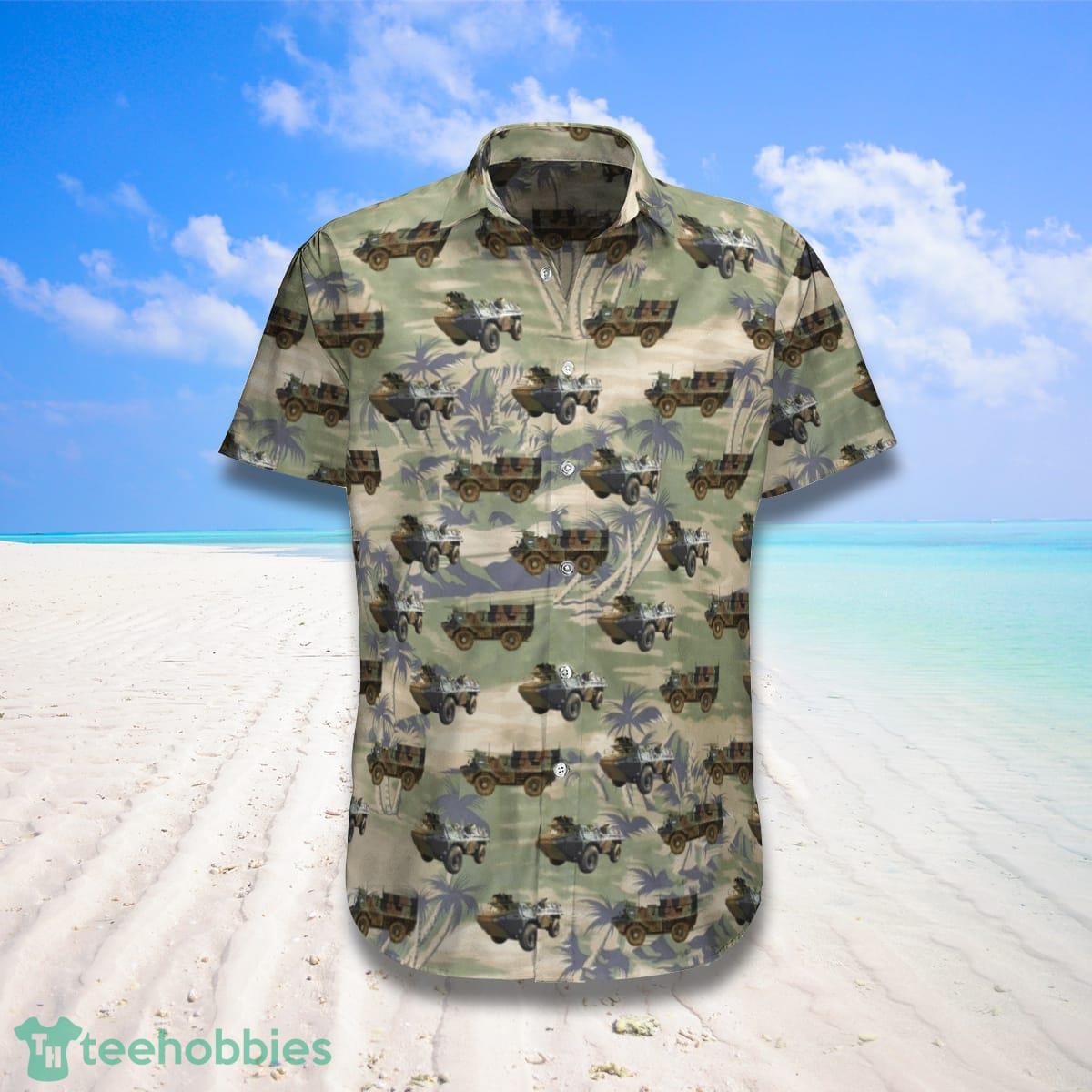 French Army Hawaiian Shirt & Shorts Great Style For Men Product Photo 1