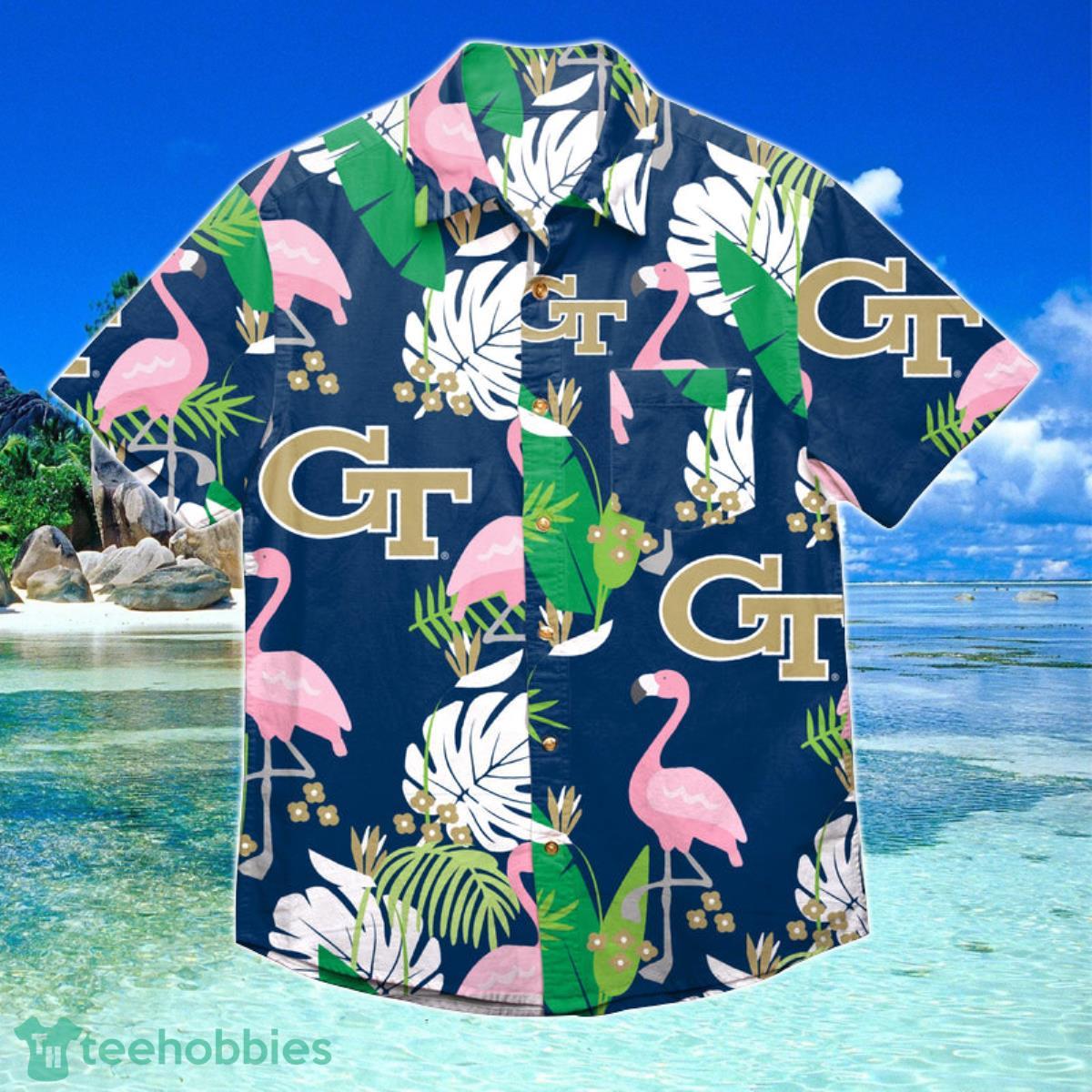 Georgia Tech Yellow Jackets NCAA Hawaiian Shirt Special Gift For Fans Product Photo 1 Georgia Tech Yellow Jackets NCAA Hawaiian Shirt Special Gift For Fans Product Photo 1