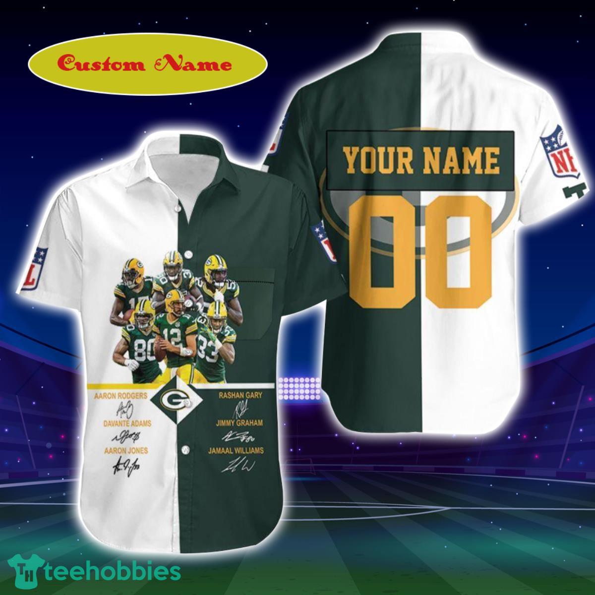 NFL Green Bay Packers Hawaiian Shirt Custom Name - Ingenious Gifts