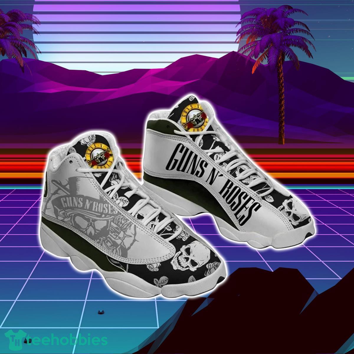 Guns N Roses Rock Band Air Jordan 13 Sneakers For Fans Product Photo 1