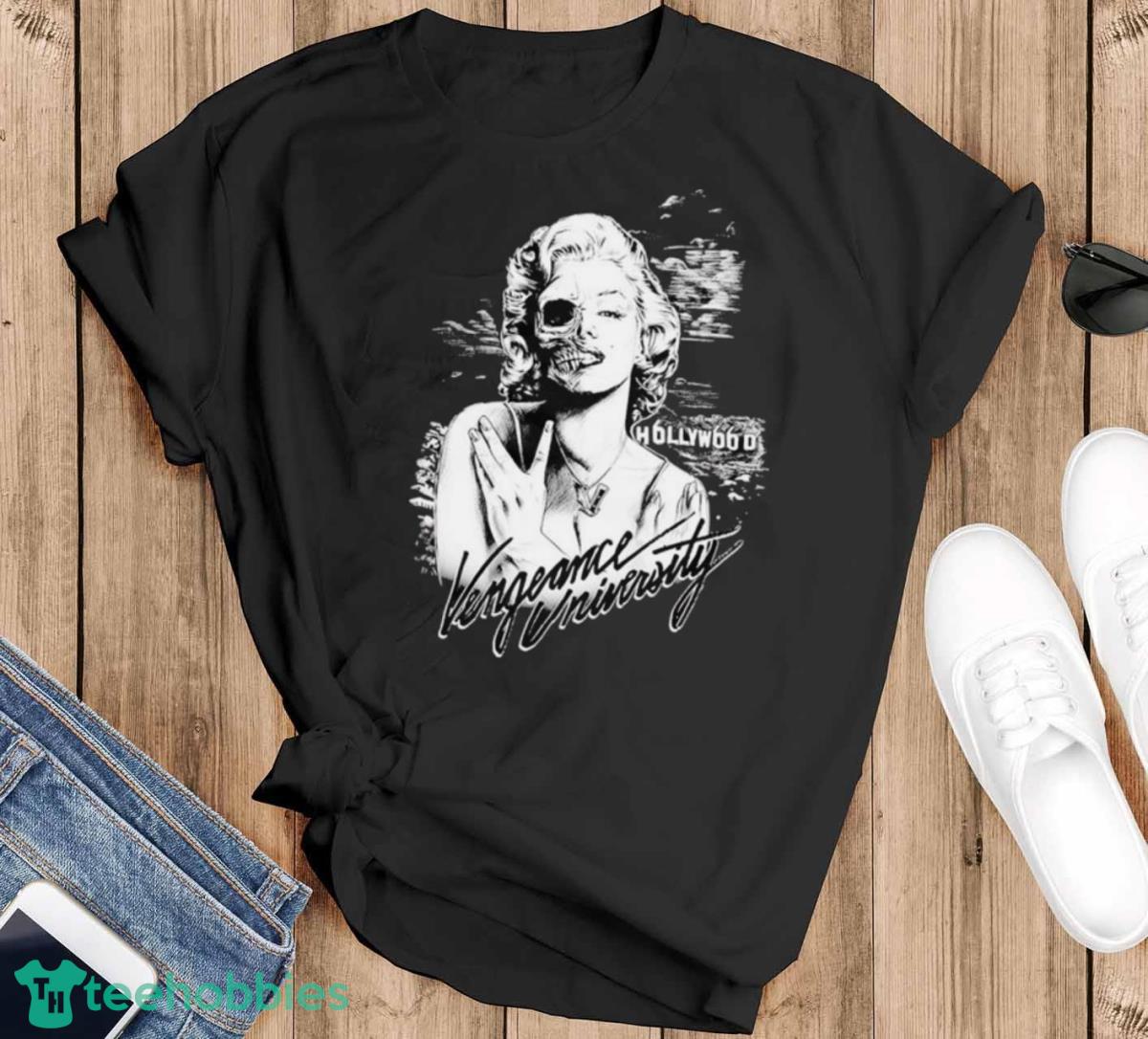 Hollywood Vengeance University Marilyn Noir Shirt - Black T-Shirt