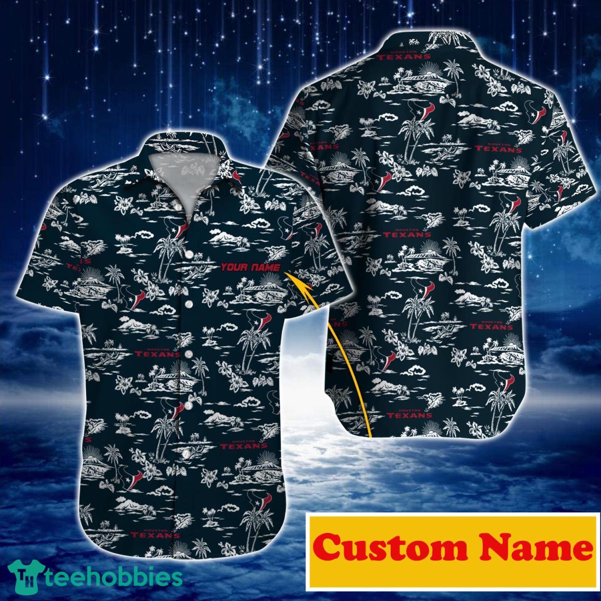 Houston Texans NFL Custom Name Hawaiian Shirt For Men And Women Gift For Real Fans Product Photo 1