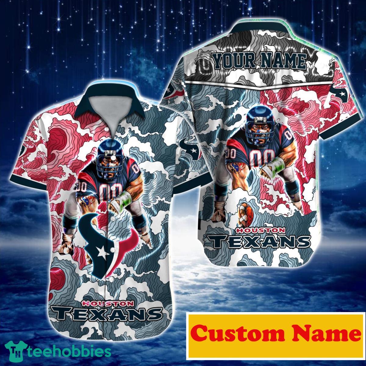 Houston Texans NFL Custom Name Hawaiian Shirt For Men And Women Gift For True Fans Product Photo 1