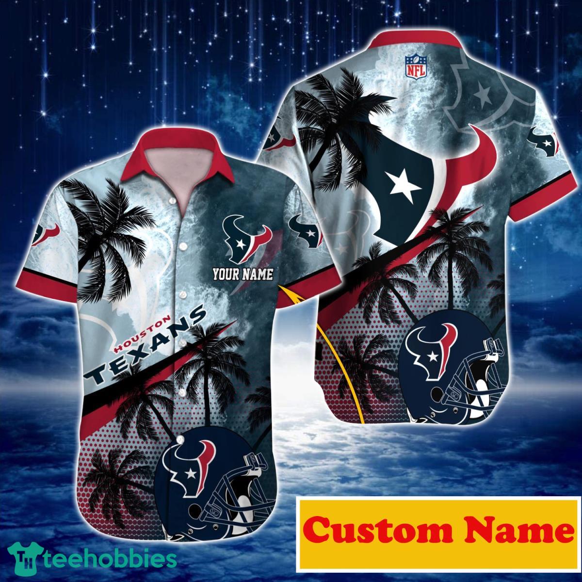Houston Texans NFL Custom Name Hawaiian Shirt For Men And Women Unique Gift For Real Fans Product Photo 1