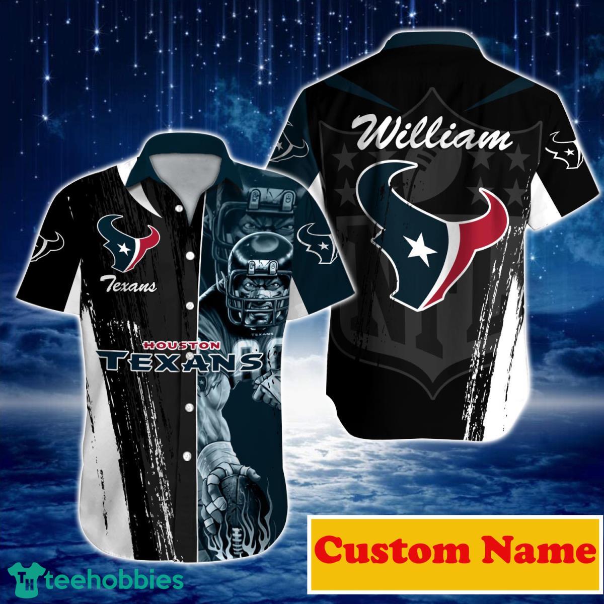 Houston Texans NFL Custom Name Hawaiian Shirt For Men Women Best Gift For Real Fans Product Photo 1