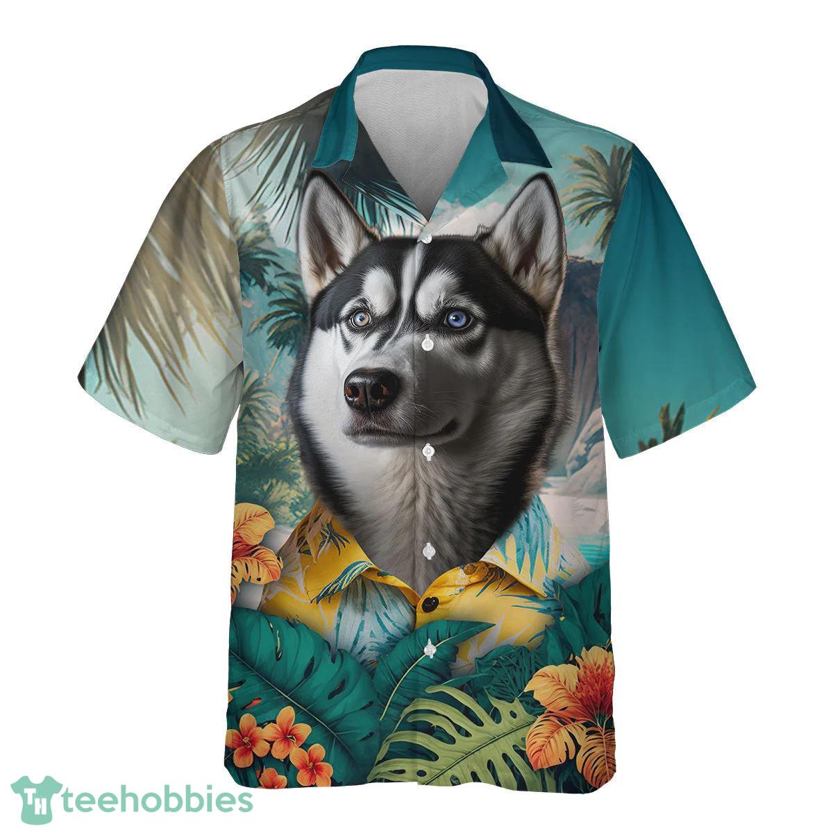 Husky All Printed 3D Hawaiian Shirt For Dog Lover Product Photo 2