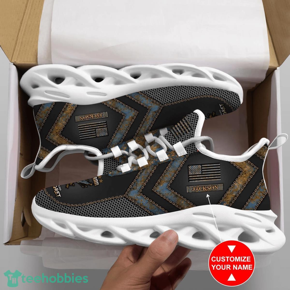 I Am A Grumpy Veteran I Served I Sacrificed I Dont Regret Custom Name Max Soul Shoes For Men Women Product Photo 2