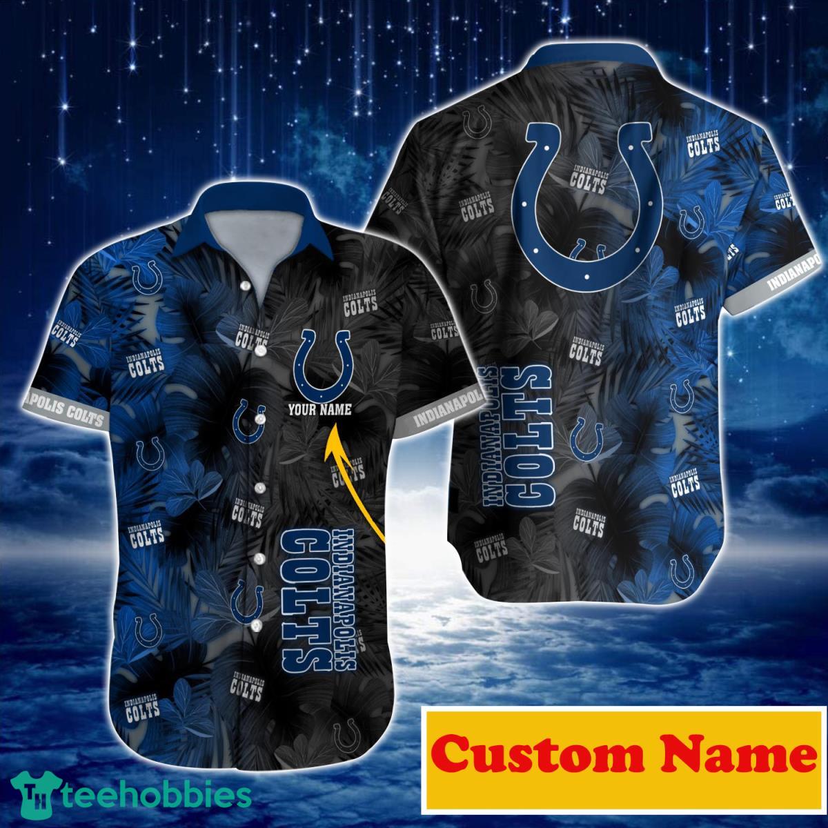 Indianapolis Colts NFL Custom Name Hawaiian Shirt For Men And Women Gift For Fans Product Photo 1