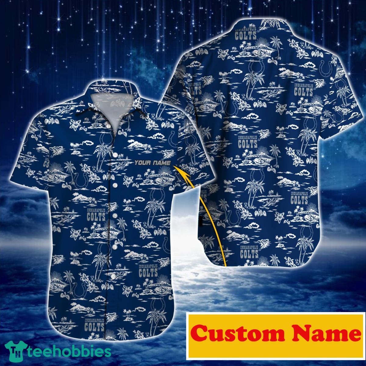 Indianapolis Colts NFL Custom Name Hawaiian Shirt For Men And Women Gift For Real Fans Product Photo 1