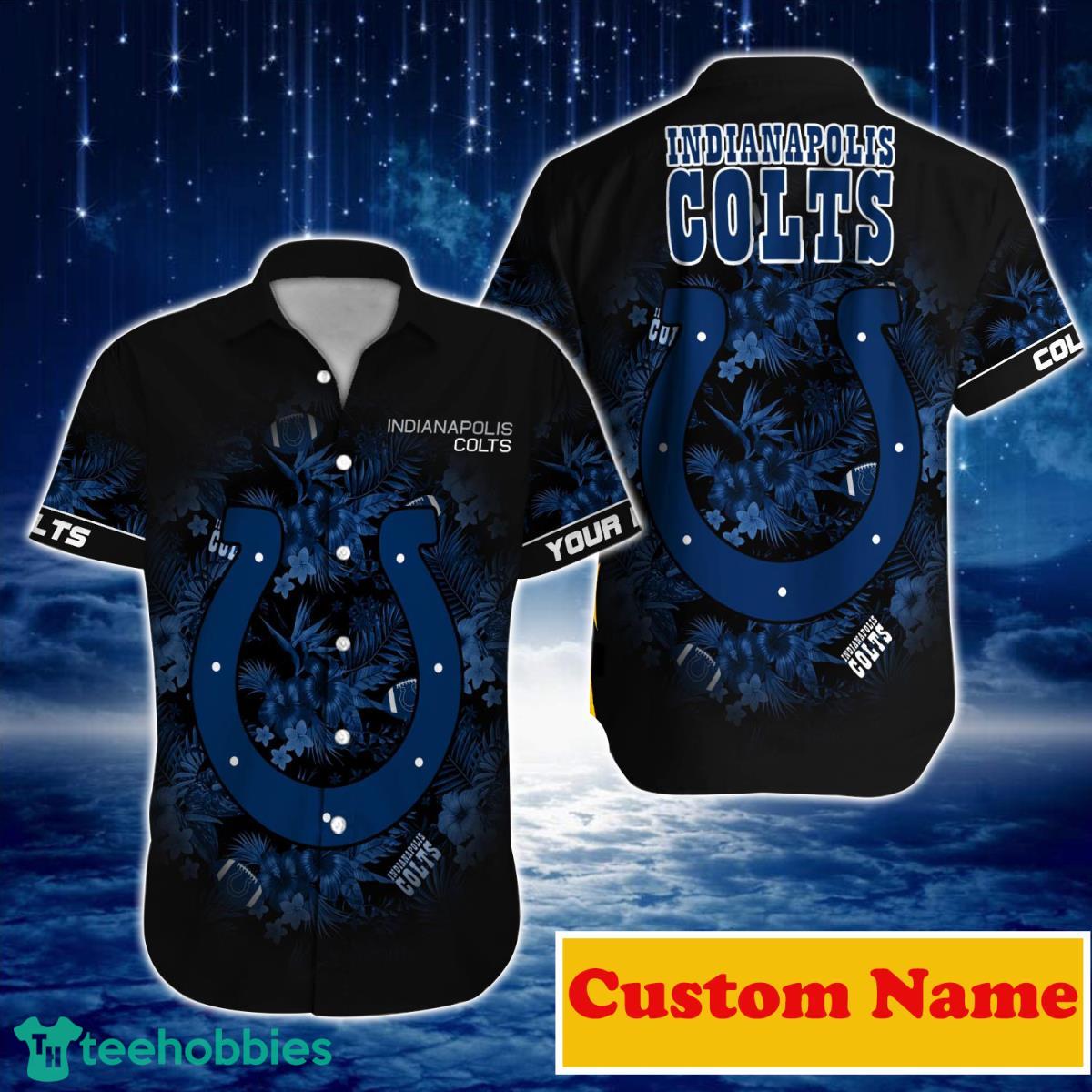 Indianapolis Colts NFL Custom Name Hawaiian Shirt For Men And Women Great Gift For Real Fans Product Photo 1