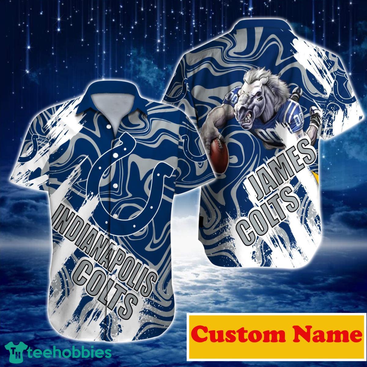 Indianapolis Colts NFL Custom Name Hawaiian Shirt For Men And Women Special Gift For True Fans Product Photo 1