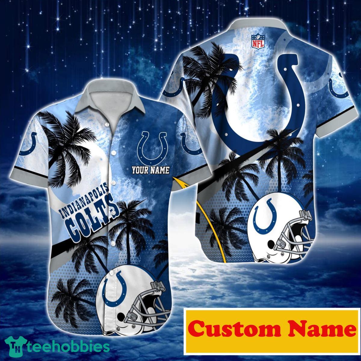Indianapolis Colts NFL Custom Name Hawaiian Shirt For Men And Women Unique Gift For Real Fans Product Photo 1