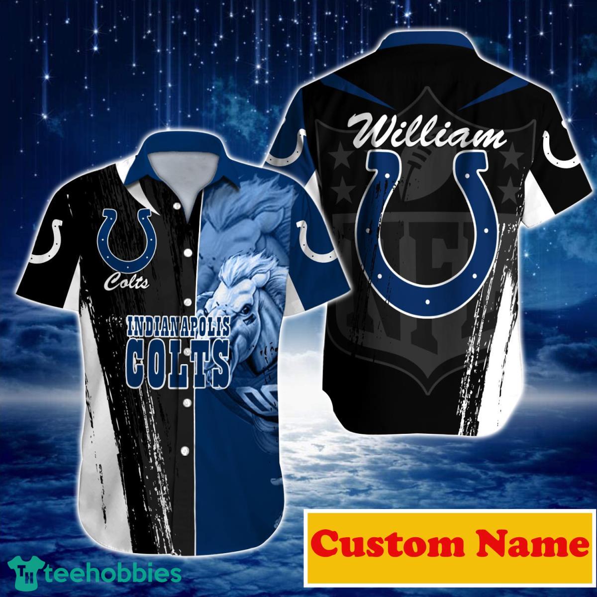 Indianapolis Colts NFL Custom Name Hawaiian Shirt For Men Women Best Gift For Real Fans Product Photo 1