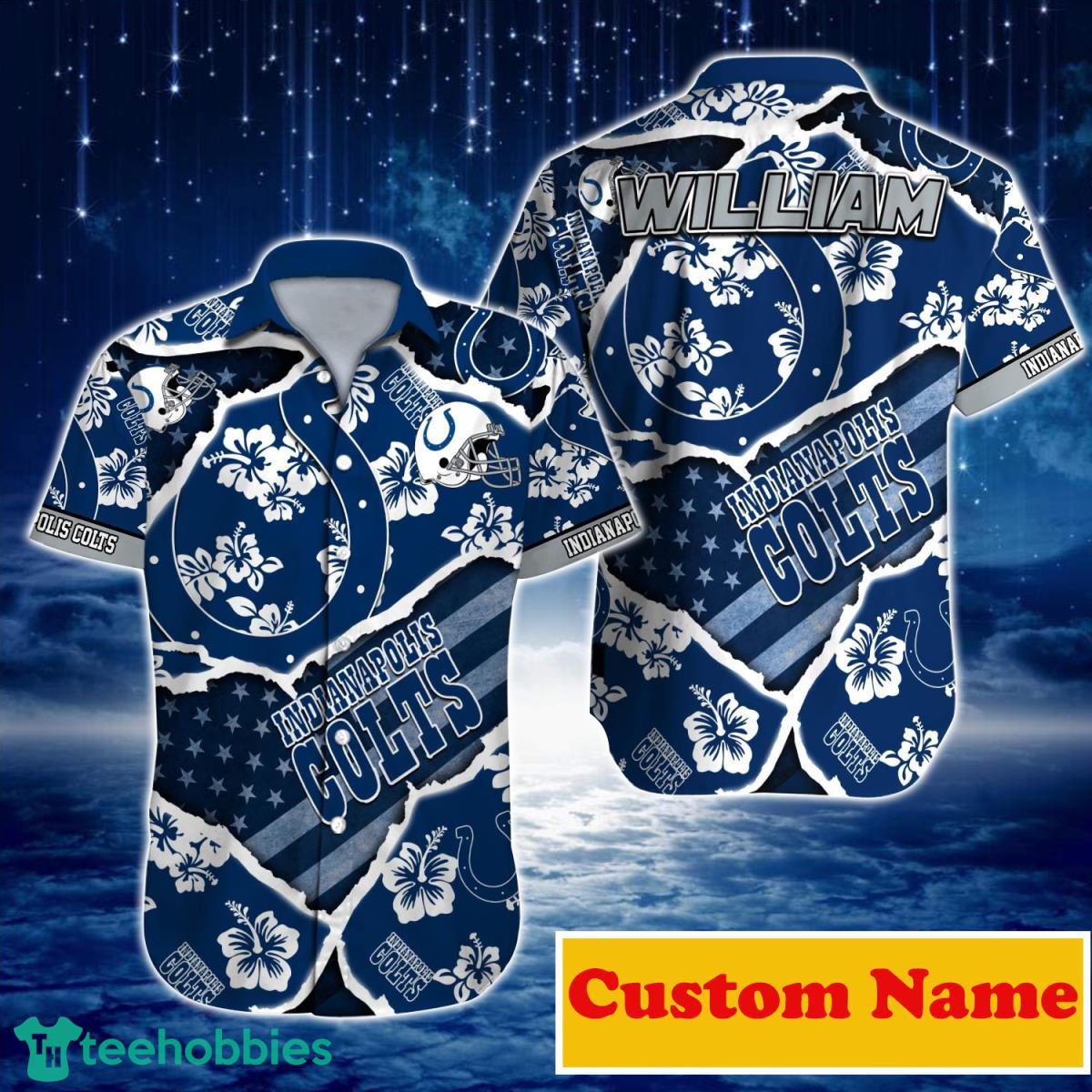 Indianapolis Colts NFL Custom Name Hawaiian Shirt For Men Women Unique Gift For Real Fans Product Photo 1