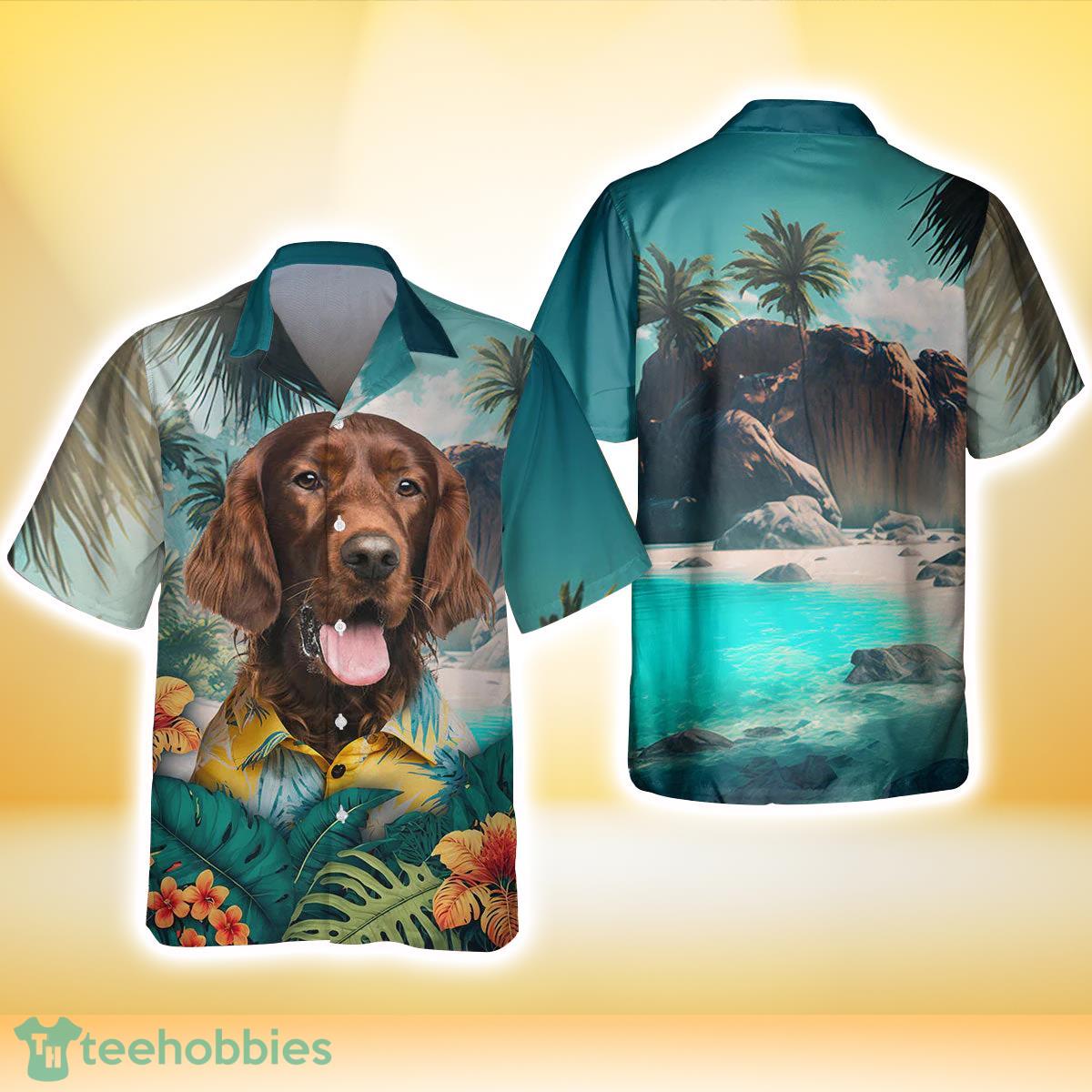 Irish Setter All Printed 3D Hawaiian Shirt For Men Women