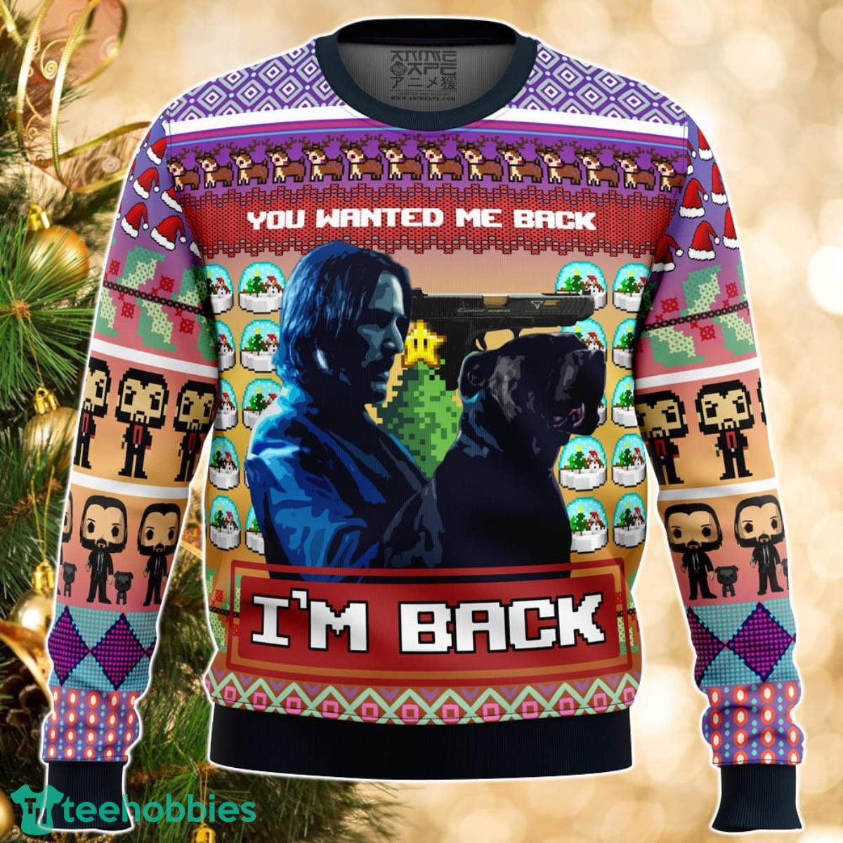 John Wick Ugly Christmas Sweater Great Gift For Men Women Product Photo 1