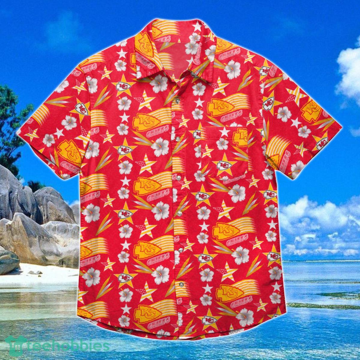 Kansas City Chiefs NFL Americana Hawaiian Shirt Best Gift For Fans Product Photo 1