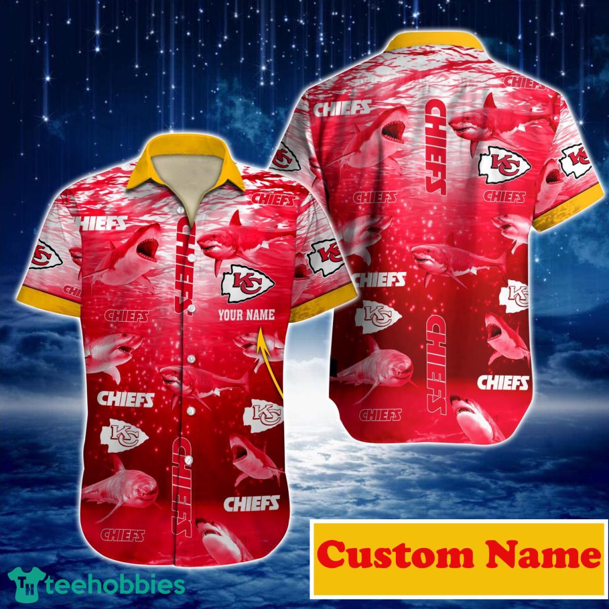 Kansas City Chiefs NFL Custom Name Hawaiian Shirt For Men And Women Best Gift For Fans Product Photo 1