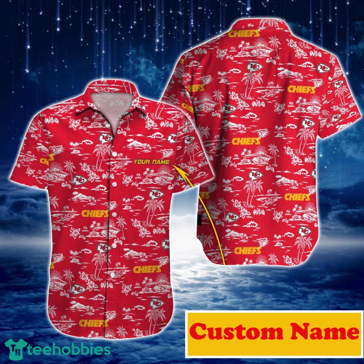 Kansas City Chiefs NFL Custom Name Hawaiian Shirt For Men And Women Gift For Real Fans Product Photo 1