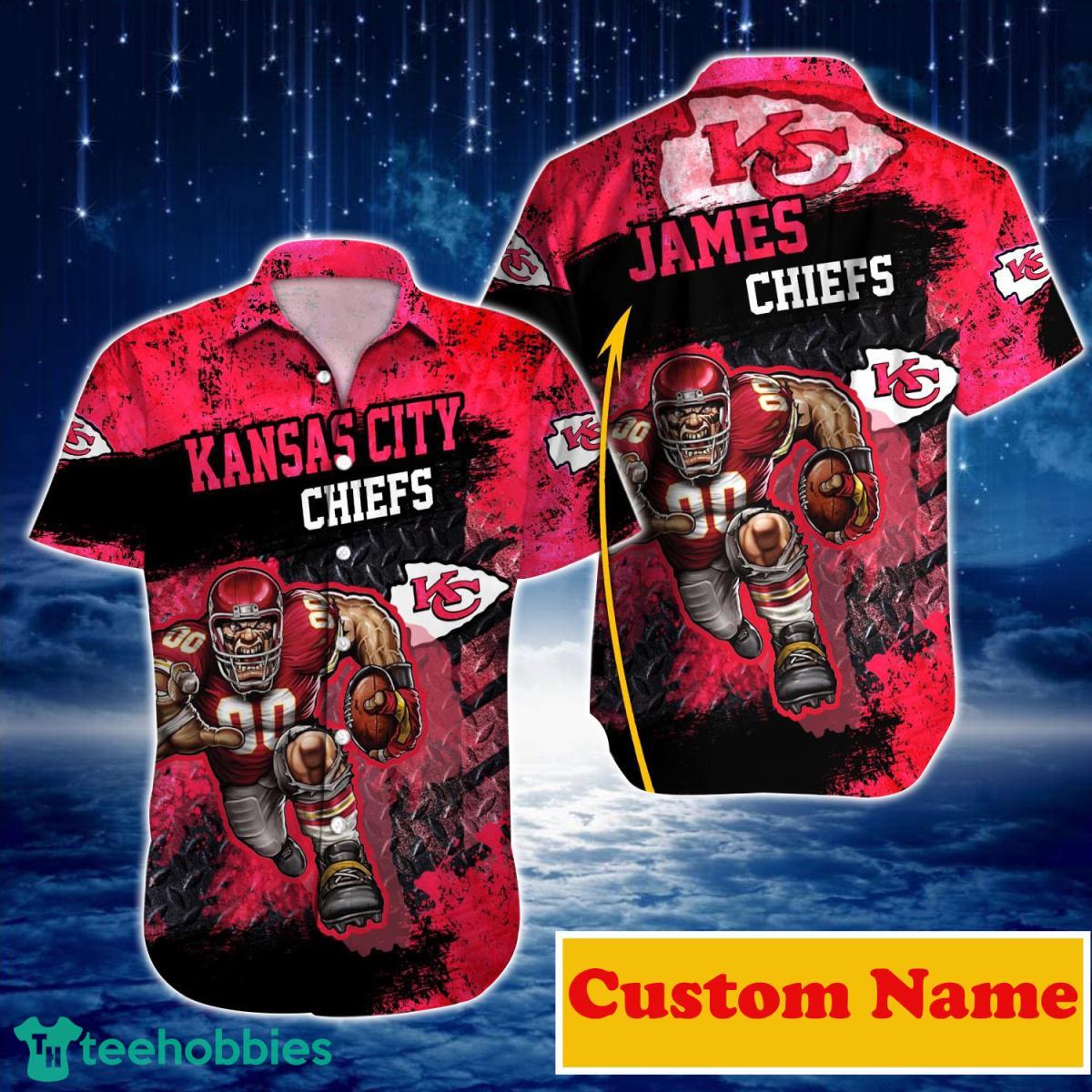 Kansas City Chiefs NFL Custom Name Hawaiian Shirt For Men And Women Great Gift For True Fans Product Photo 1