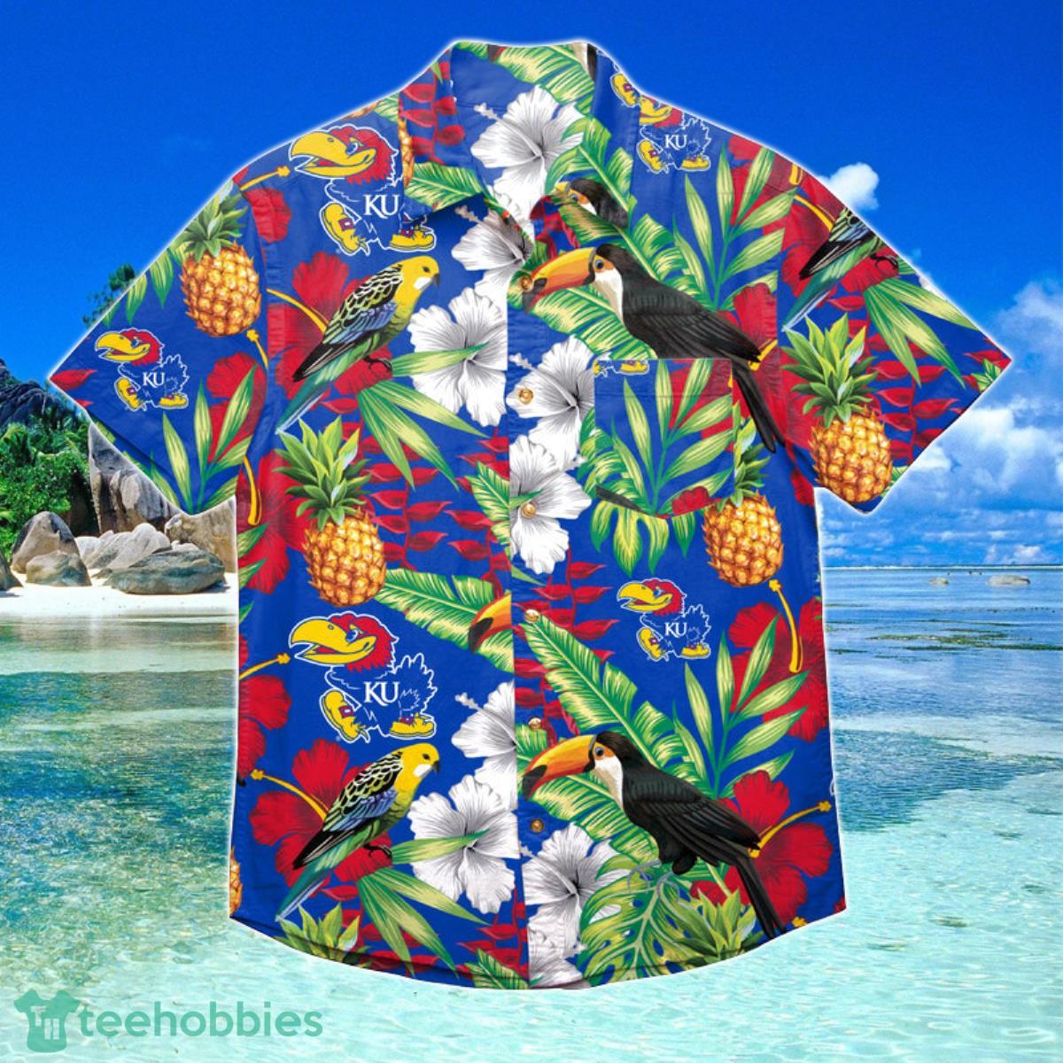 Kansas Jayhawks NCAA Hawaiian Shirt Special Gift For Fans Product Photo 1