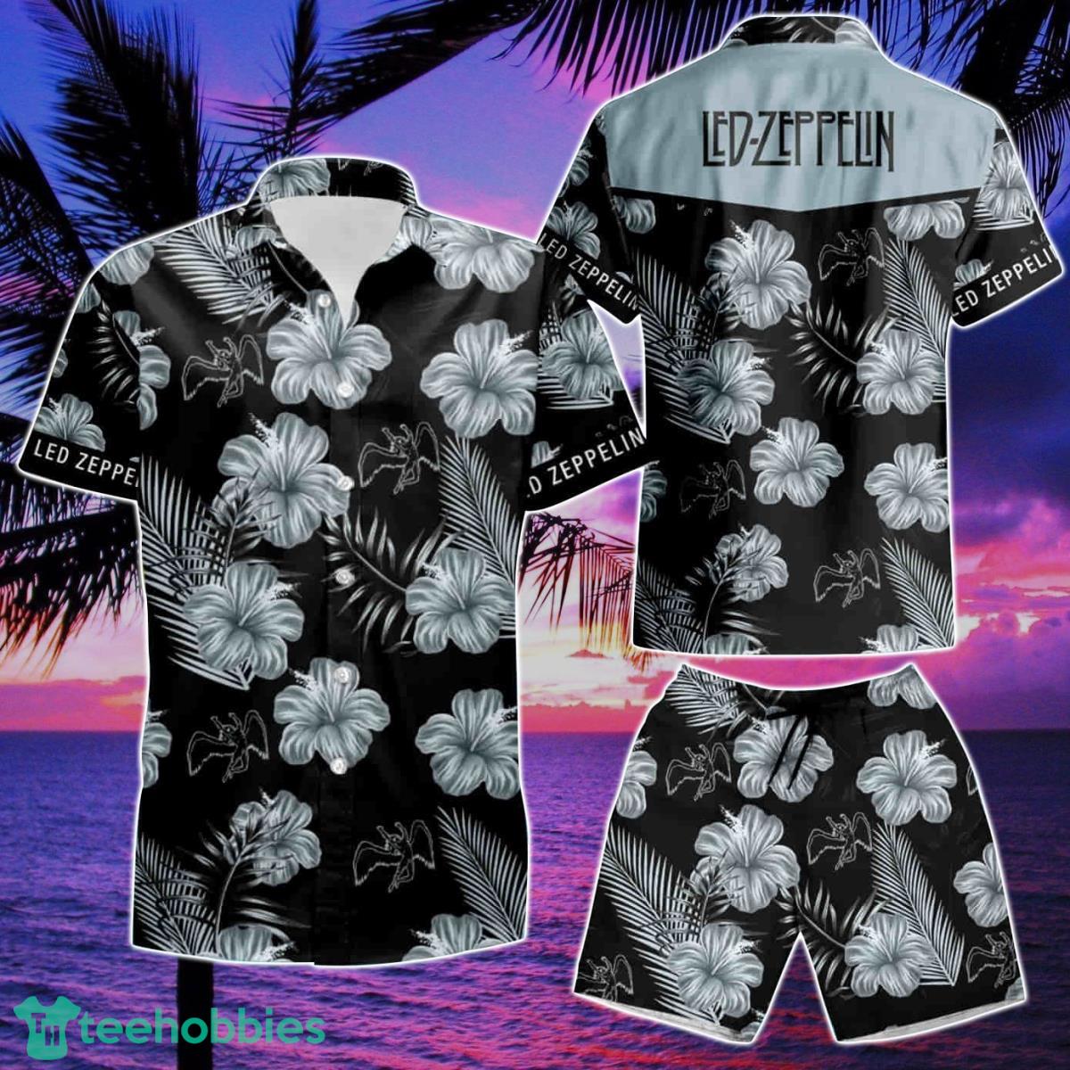 Led Zeppelin Summer Beach Hawaiian Shirt And Short Product Photo 2