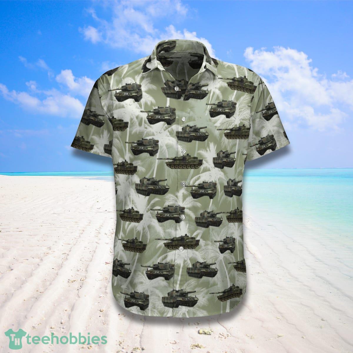 Leopard 2 Germany Hawaiian Shirt And Shorts Impressive Style For Mnen Product Photo 1