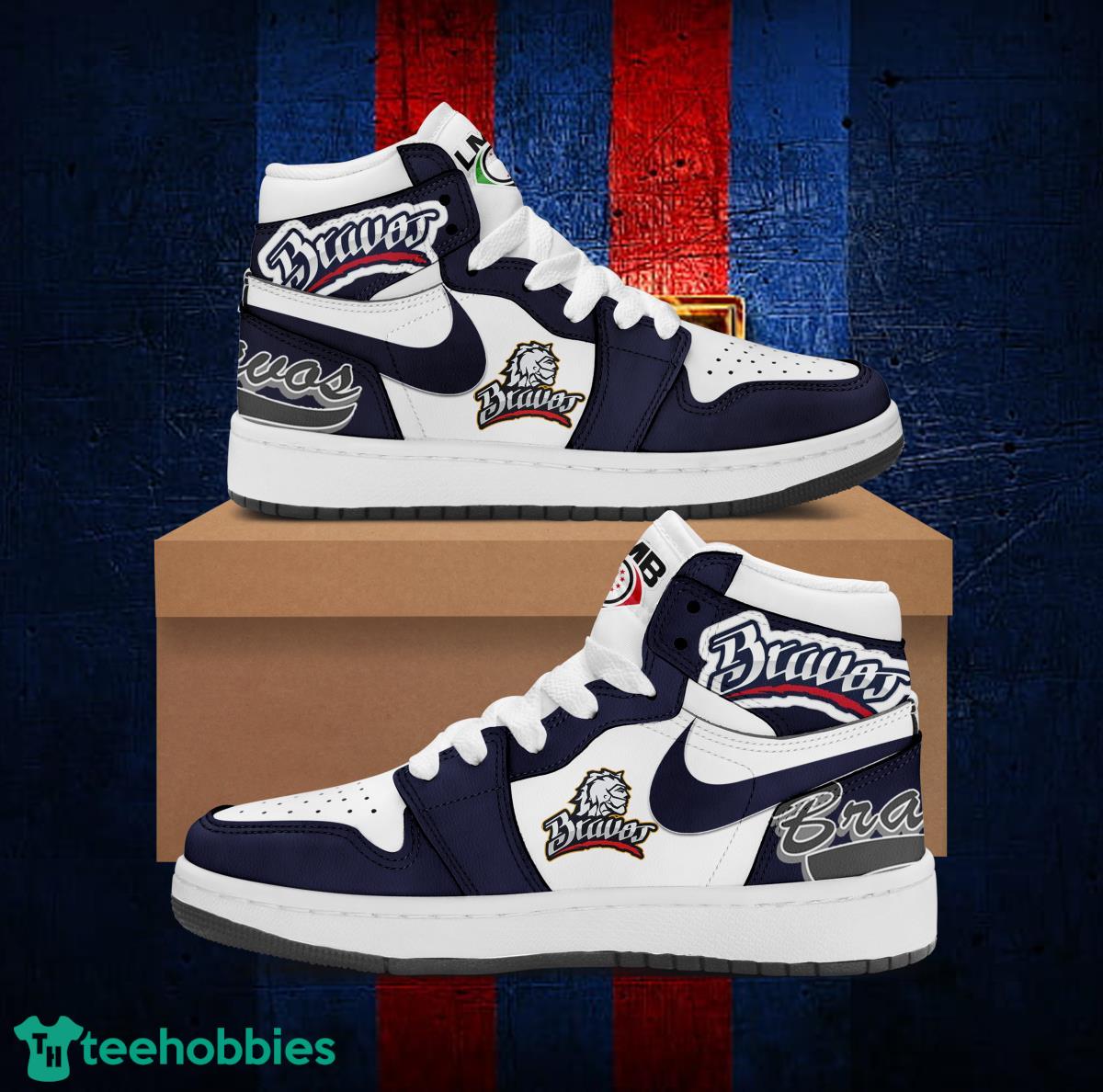 LMB Bravos De Leon Air Jordan Hightop Shoes For Real Fans Product Photo 1