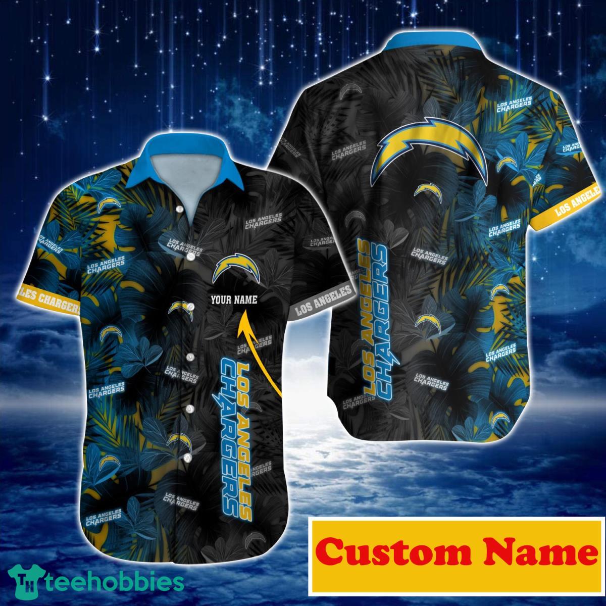 Los Angeles Chargers NFL Custom Name Hawaiian Shirt For Men And Women Gift For Fans Product Photo 1