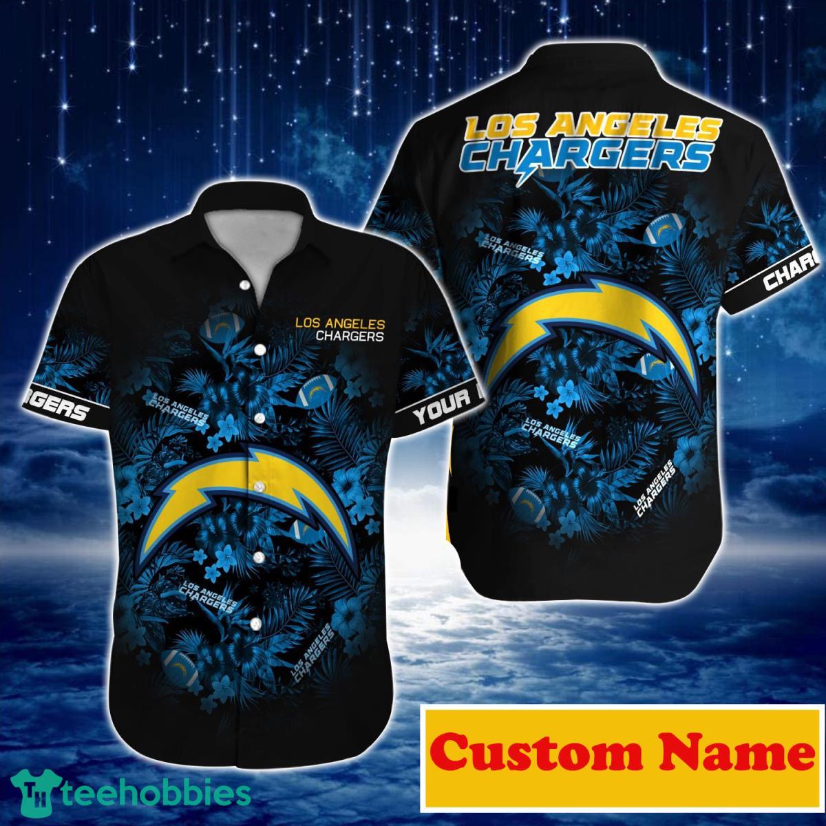 Los Angeles Chargers NFL Custom Name Hawaiian Shirt For Men And Women Great Gift For Real Fans Product Photo 1