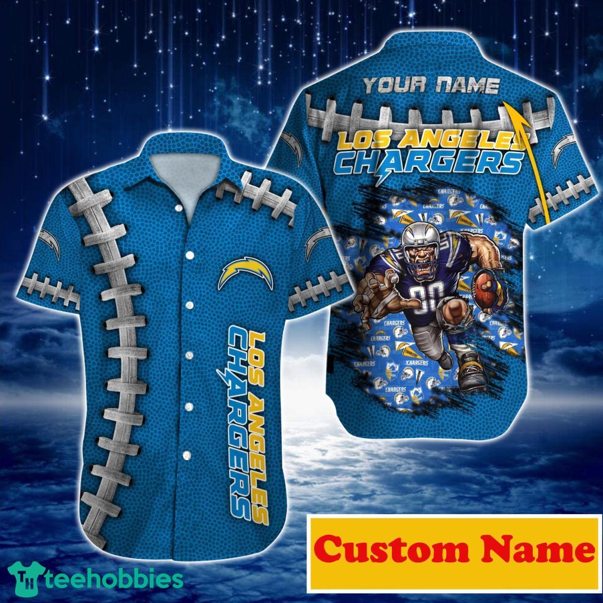 Los Angeles Chargers NFL Custom Name Hawaiian Shirt For Men And Women Special Gift For Real Fans Product Photo 1