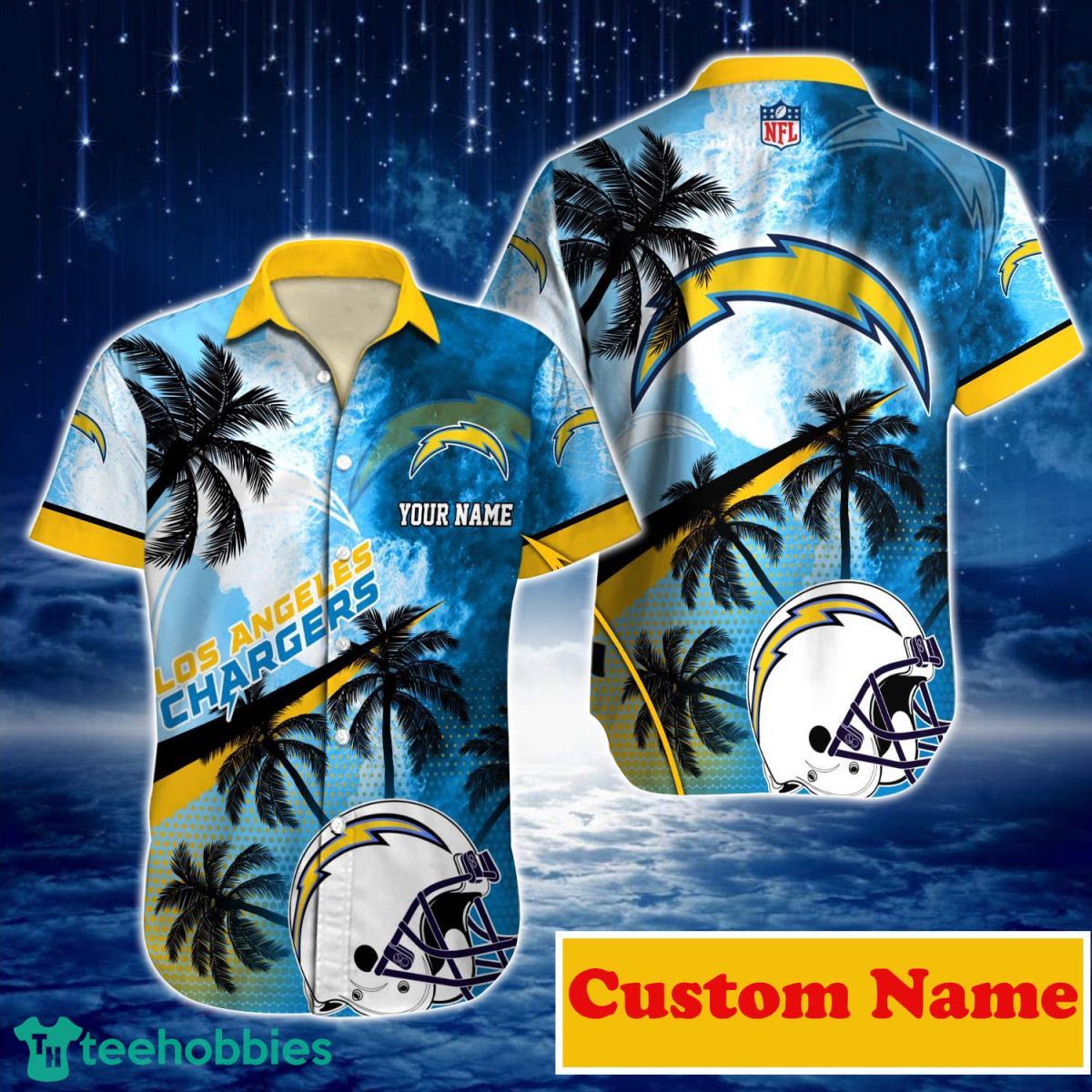 Los Angeles Chargers NFL Custom Name Hawaiian Shirt For Men And Women Unique Gift For Real Fans Product Photo 1