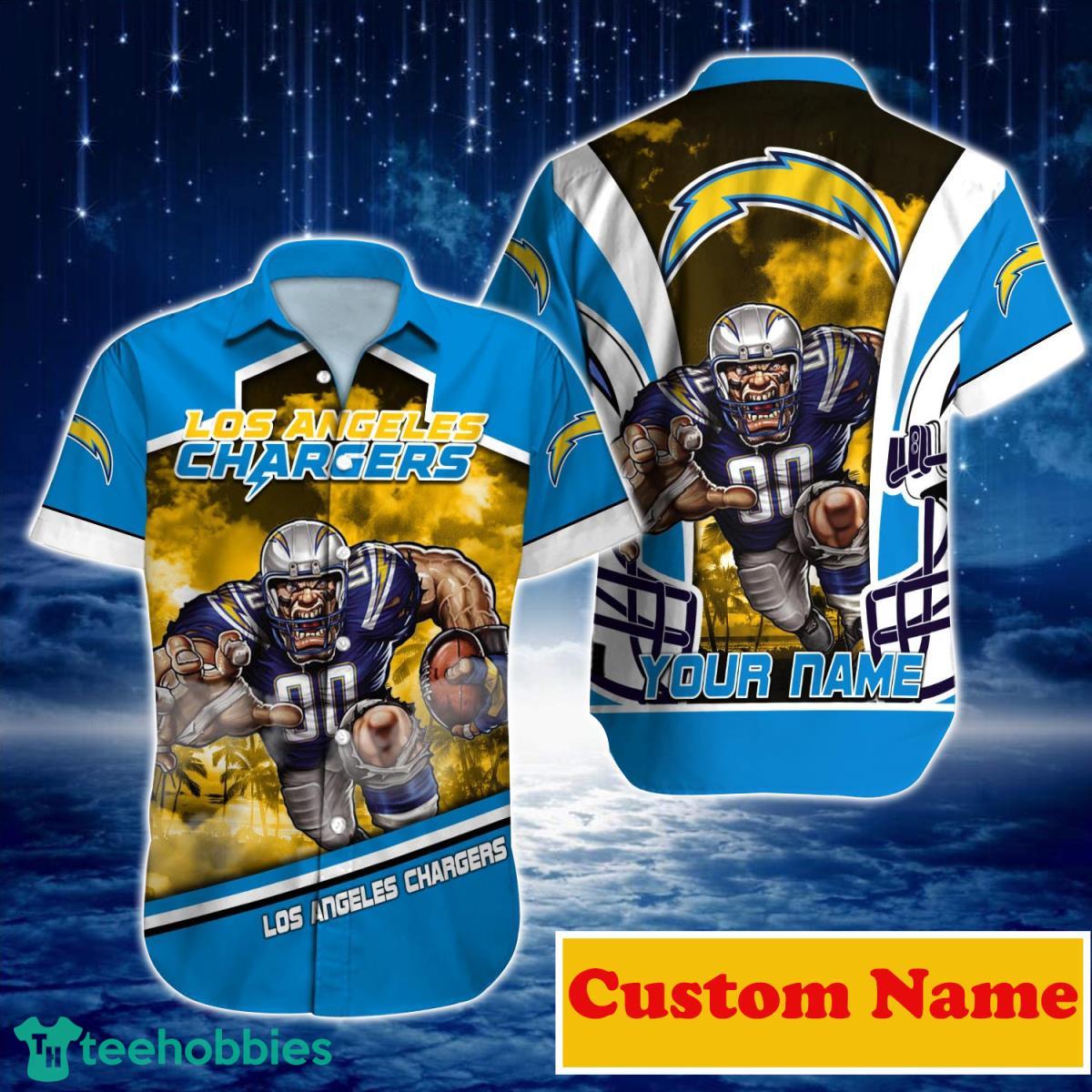 Los Angeles Chargers NFL Custom Name Hawaiian Shirt For Men Women Great Gift For Real Fans Product Photo 1