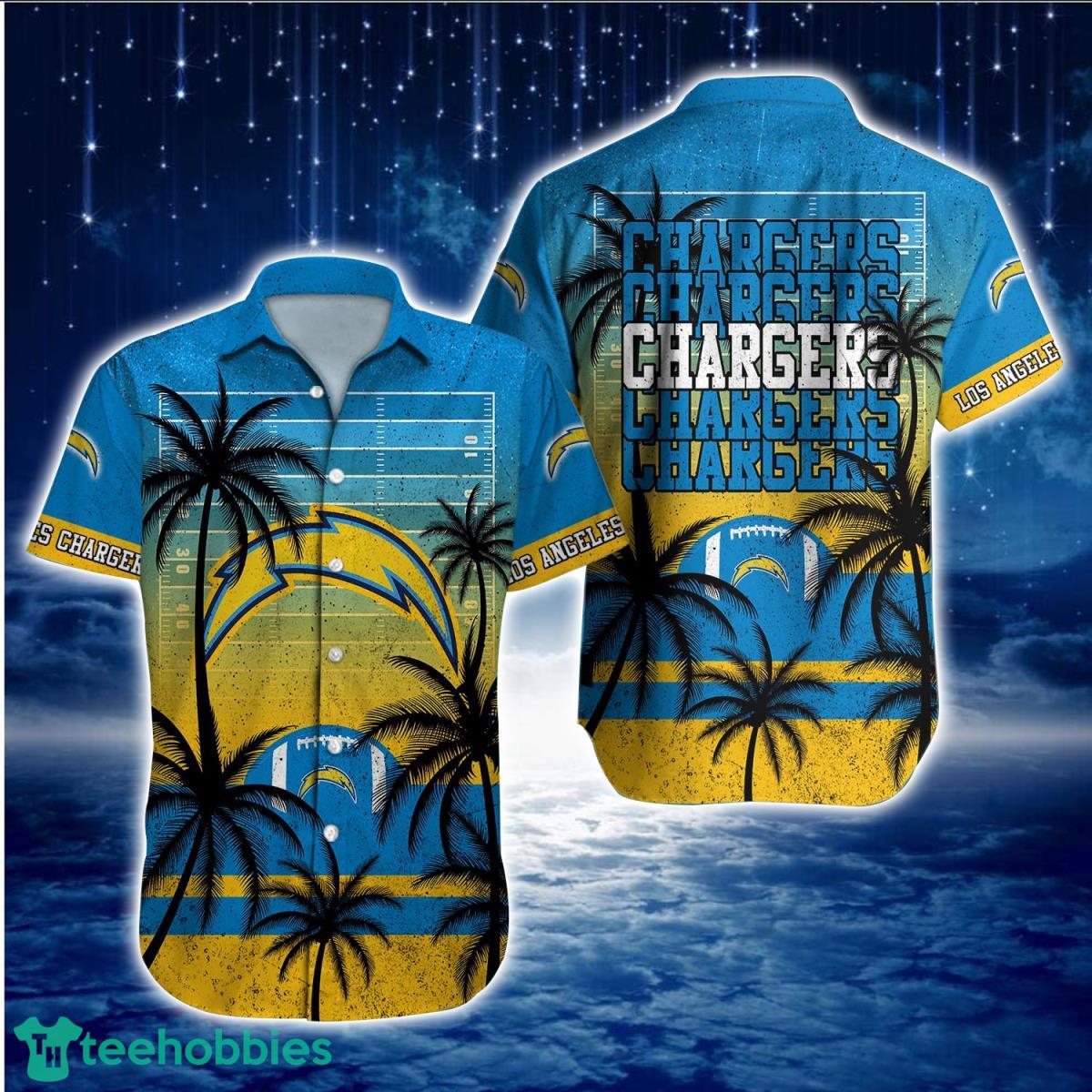 Los Angeles Chargers NFL Hawaiian Shirt Aloha Shirt For Men Women Fans Product Photo 1