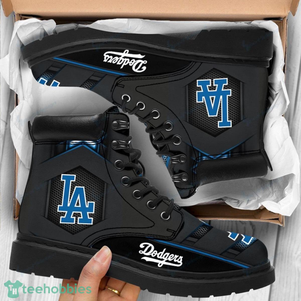 Los Angeles Dodgers Baseball Team Leather Boots Special Gift For Men And Women Fans Product Photo 1