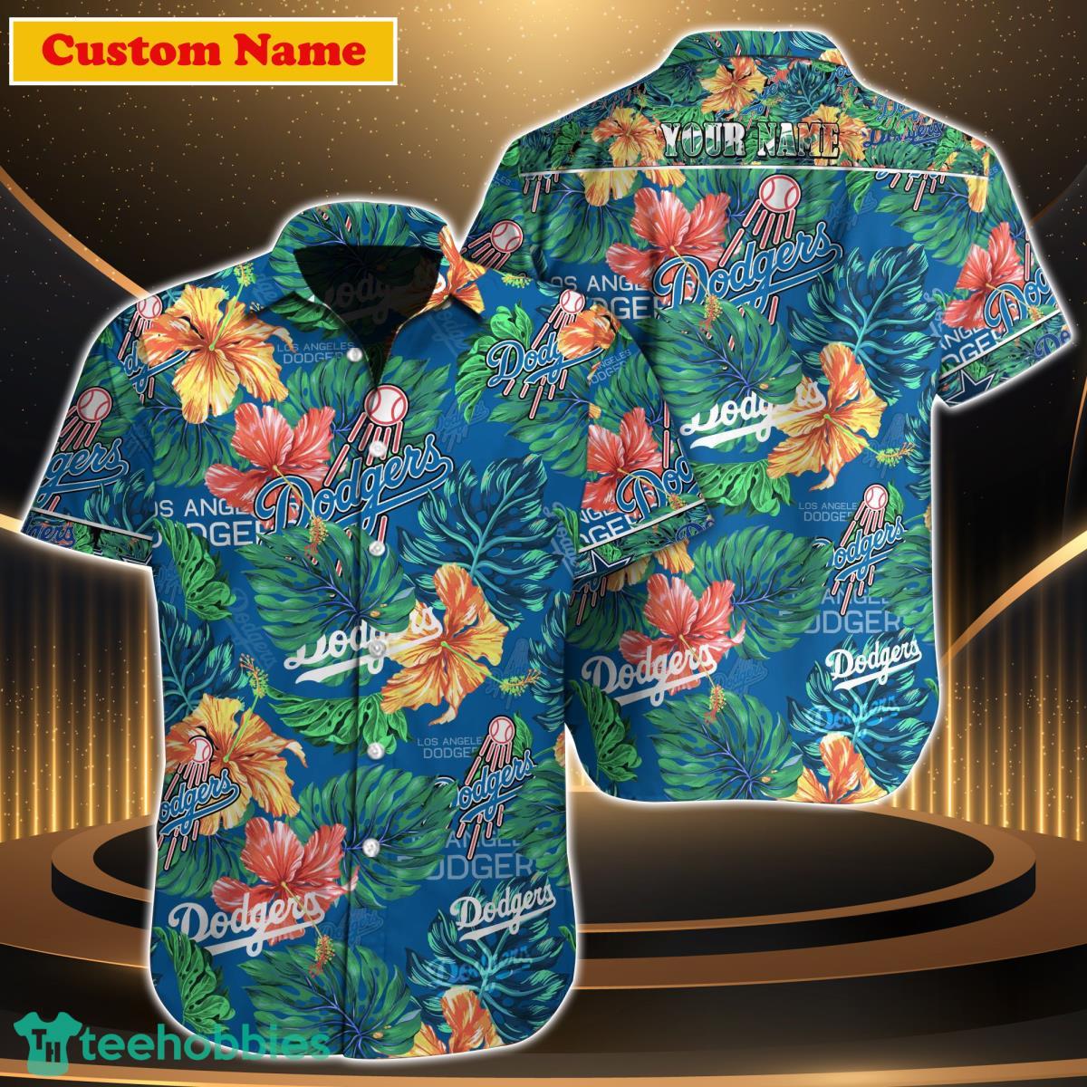 Los Angeles Dodgers MLB Custom Name Hawaiian Shirt For Men Women Gift For Fan Product Photo 1