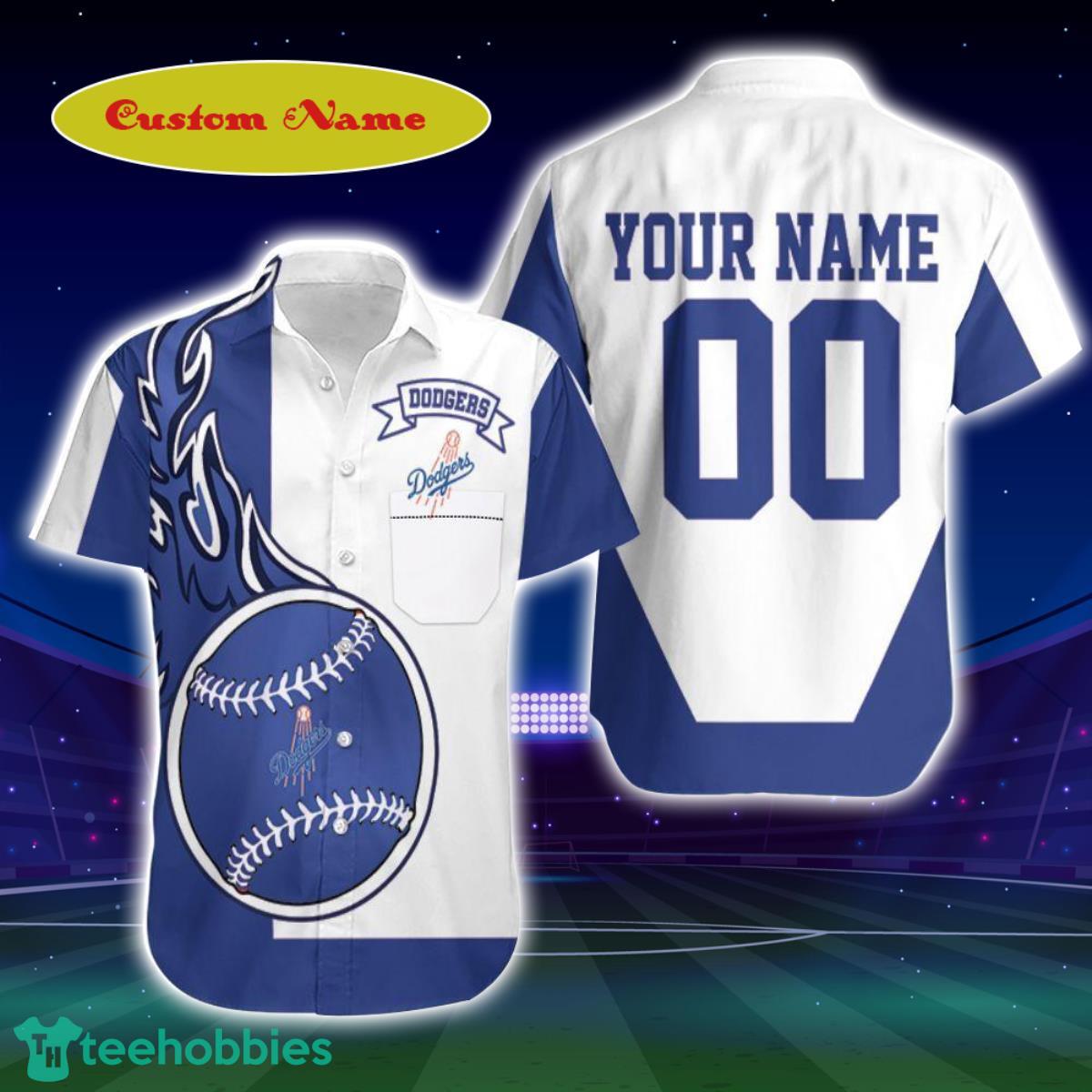 Los Angeles Los Angeles Dodgers 3D Custom Name Hawaiian Shirt Best Gift For Men And Women Fans Product Photo 1
