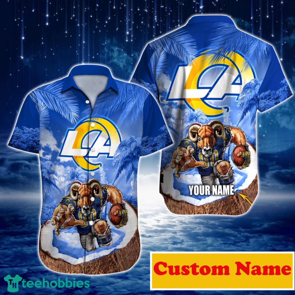 Los Angeles Rams NF Custom Name Hawaiian Shirt For Men And Women Immpressive Gift For True Fans Product Photo 1